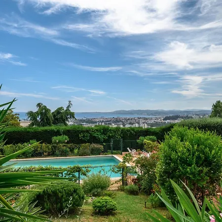 Rooftop Terrace - Sea View, Pool, Parking & A/c Apartment Nice