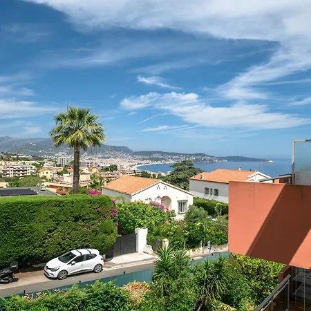 Rooftop Terrace - Sea View, Pool, Parking & A/c Νίκαια