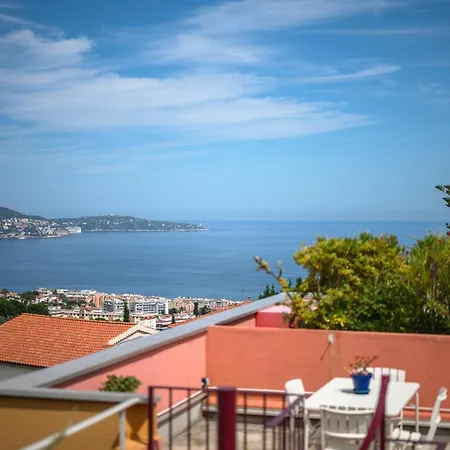 Rooftop Terrace - Sea View, Pool, Parking & A/c Nice